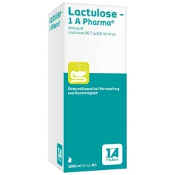 Lactulose 1A Pharma Sirup, 1000 ml