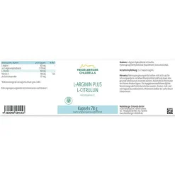 L-Arginin Plus L-Citrullin Kapseln, 78 g