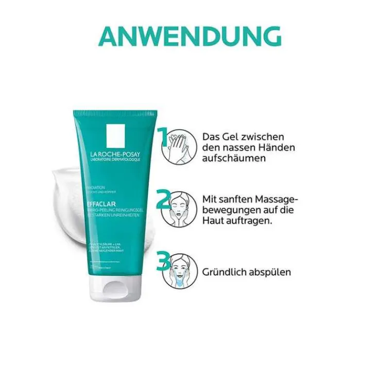 La Roche Posay Effaclar Mikro-Peeling Reinigungsgel, 200 ml