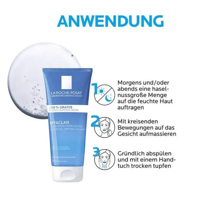 La Roche Posay Effaclar schäumendes Reinigungsgel, 300 ml
