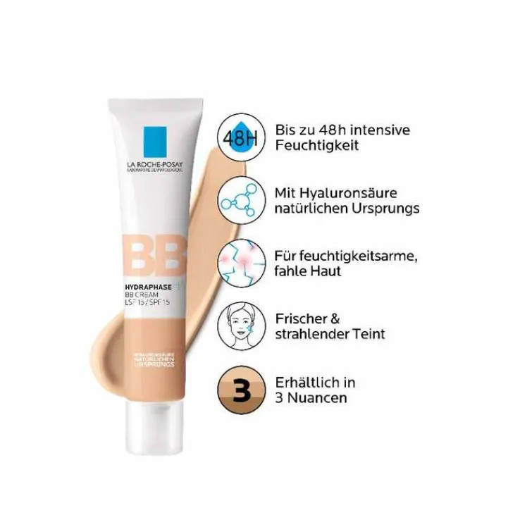 La Roche Posay Hydraphase BB Creme hell, 40 ml