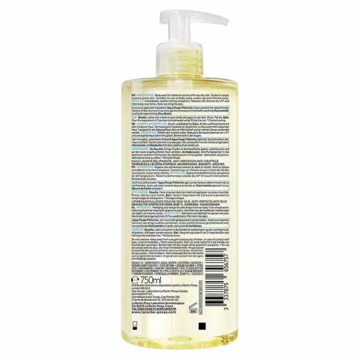 La Roche-Posay Lipikar Dusch- und Badeöl AP + , 750 ml