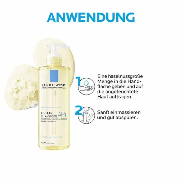 La Roche-Posay Lipikar Dusch- und Badeöl AP + , 400 ml