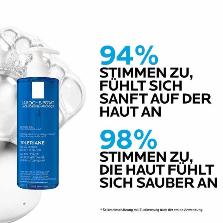 La Roche Posay Toleriane Gel-zu-Schaum Cleanser, 400 ml