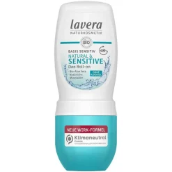 Lavera Deodorant Roll-on basis sens.natural & sens., 50 ml