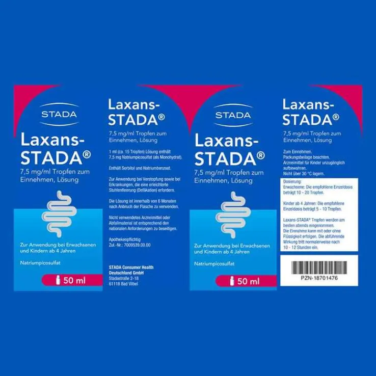 Laxans-STADA 7,5 mg Tropfen zum Einnehmen, 50 ml