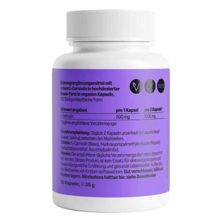L-Carnosin 500 mg Kapseln, 60 St