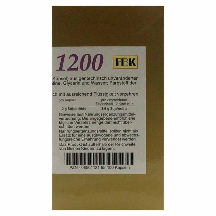 Lecithin 1200 Kapseln, 100 St
