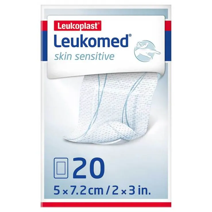 Leukomed® skin sensitive 5x7,2 cm, 20 St