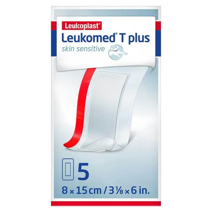 Leukomed® T plus skin sensitive 8x15 cm, 5 St