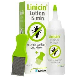 Linicin® Lotion 15 min mit Läusekamm, 100 ml