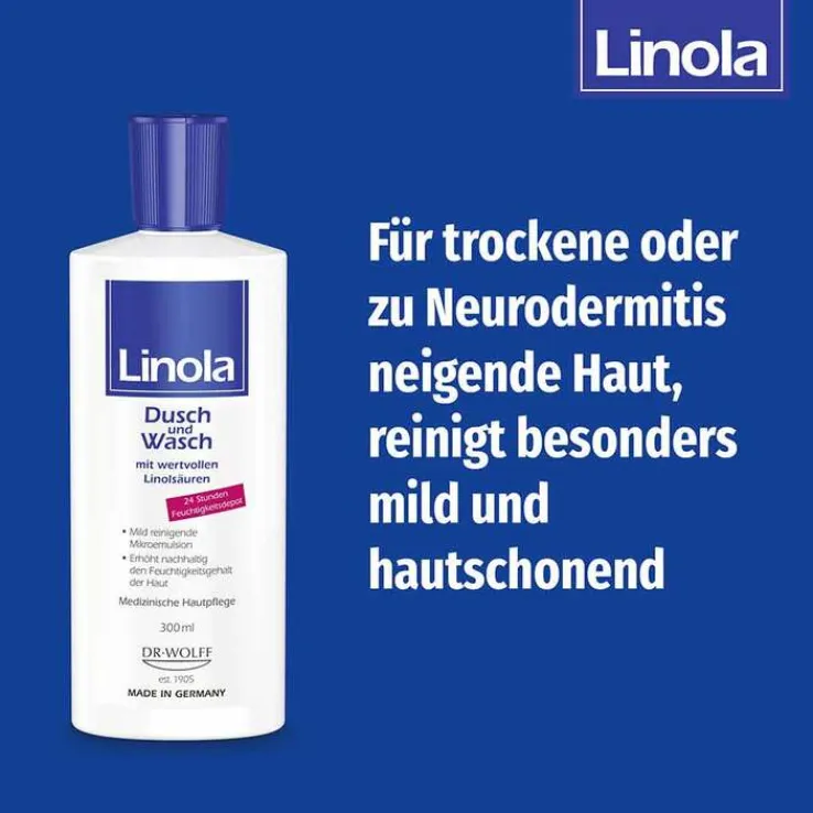 Linola Dusch und Wasch, 300 ml