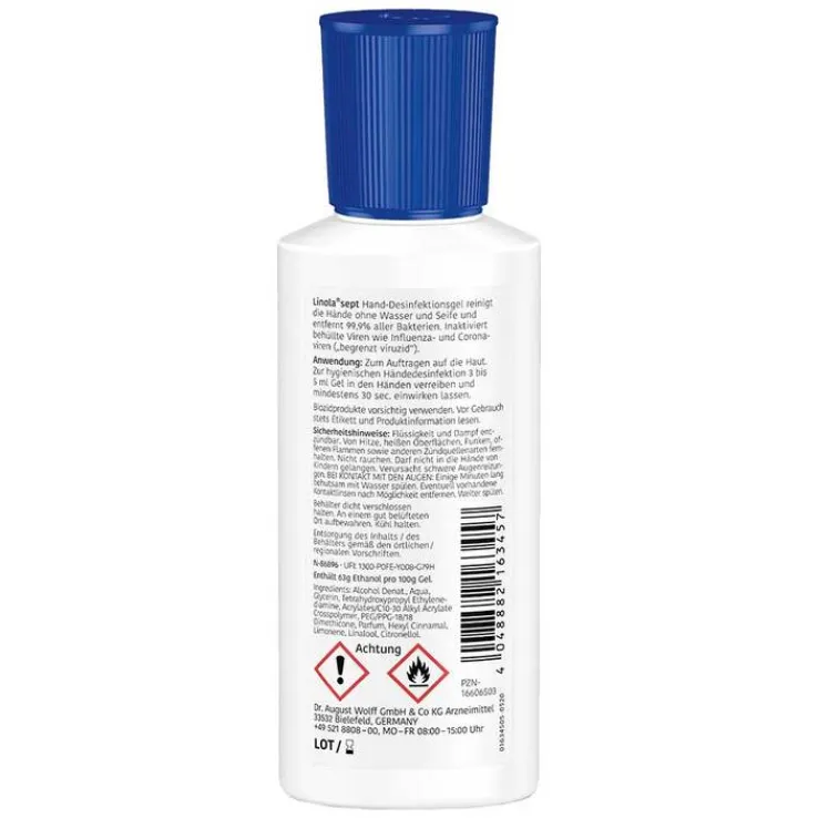 Linola Sept Hand-Desinfektionsgel, 80 ml