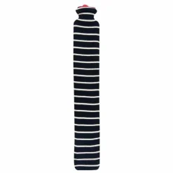Longi lange Gummi-Wärmflasche 2 l Strickbez.marine, 1 St