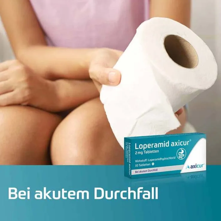 Loperamid axicur® 2 mg Tabletten, 10 St