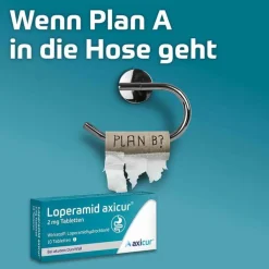 Loperamid axicur® 2 mg Tabletten, 10 St