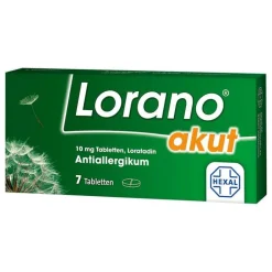 Lorano akut 10 mg Tabletten, 7 St