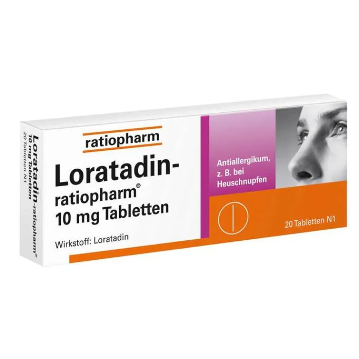 Loratadin ratiopharm 10 mg Tabletten, 20 St
