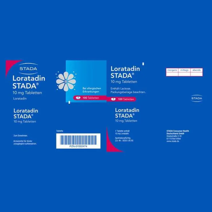 Loratadin STADA 10 mg Tabletten, 100 St