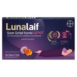 Lunalaif Guter Schlaf Kombi Depot Tabletten, 30 St