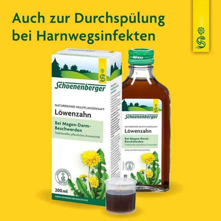 Löwenzahn Saft Schoenenberger HPS, 200 ml
