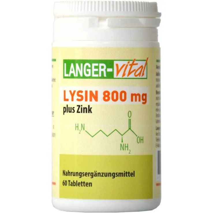 Lysin 800 mg + Zink Tabletten, 60 St