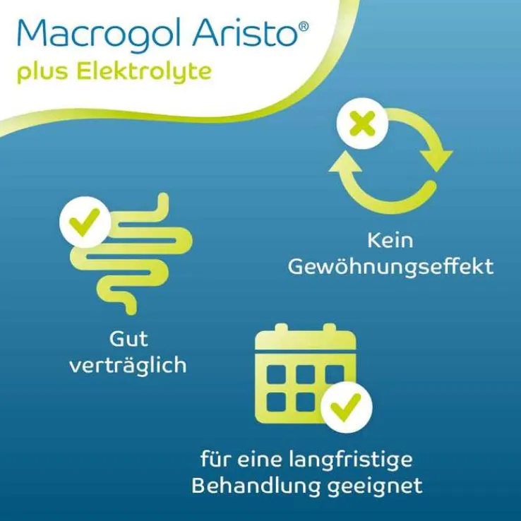 Macrogol Aristo plus Elektrolyte 13,72 g Ple, 20 St