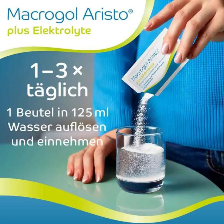Macrogol Aristo plus Elektrolyte 13,72 g Ple, 20 St