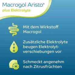 Macrogol Aristo plus Elektrolyte 13,72 g Ple, 10 St