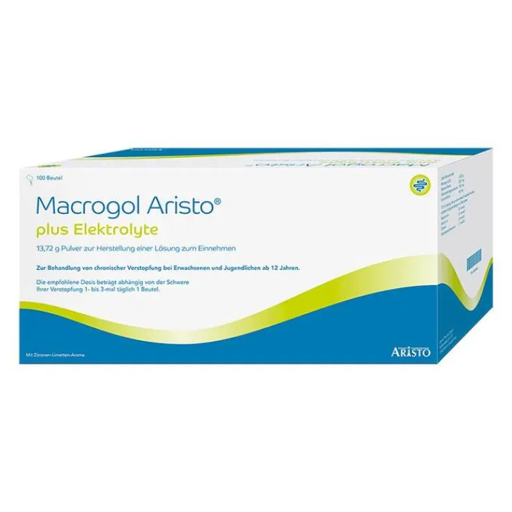 Macrogol Aristo plus Elektrolyte 13,72 g Ple, 100 St