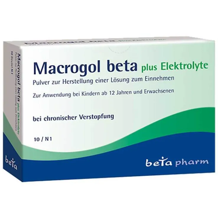 Macrogol beta plus Elektrolyte Pulver, 10 St
