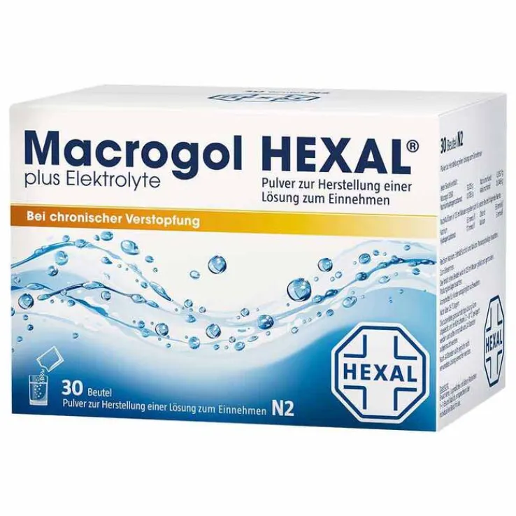 Macrogol HEXAL plus Elektrolyte Pulver, 30 St