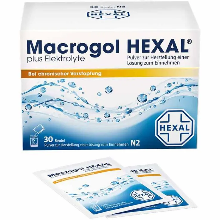 Macrogol HEXAL plus Elektrolyte Pulver, 30 St