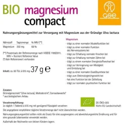 Magnesium Compact Bio Tabletten, 60 St