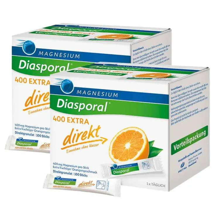 Magnesium Diasporal 400 Extra direkt Granulat, 2x100 St