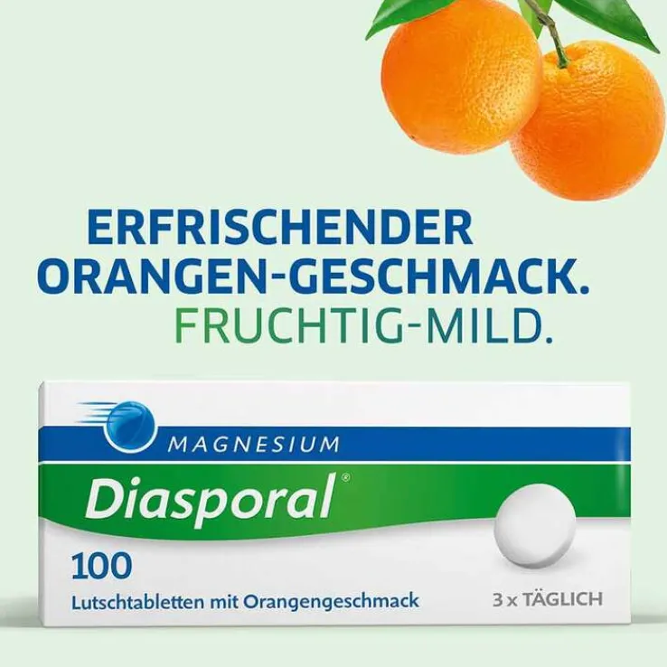 Magnesium Diasporal 100 Lutschtabletten, 100 St