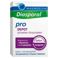 Magnesium Diasporal pro Depot Schneller Einschlafen, 30 St