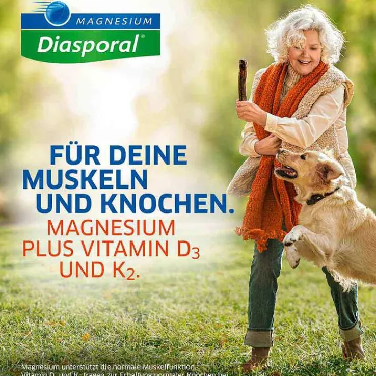 Magnesium Diasporal pro D3 + K2 Depot Muskel + Knochen Tabletten, 30 St
