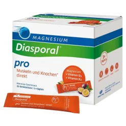 Magnesium Diasporal pro D3 + K2 Muskeln + Knochen direkt Direktgranulat, 30 St