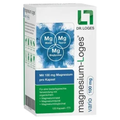 Magnesium-Loges vario 100 mg Kapseln, 120 St