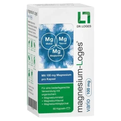 Magnesium-Loges vario 100 mg Kapseln, 60 St