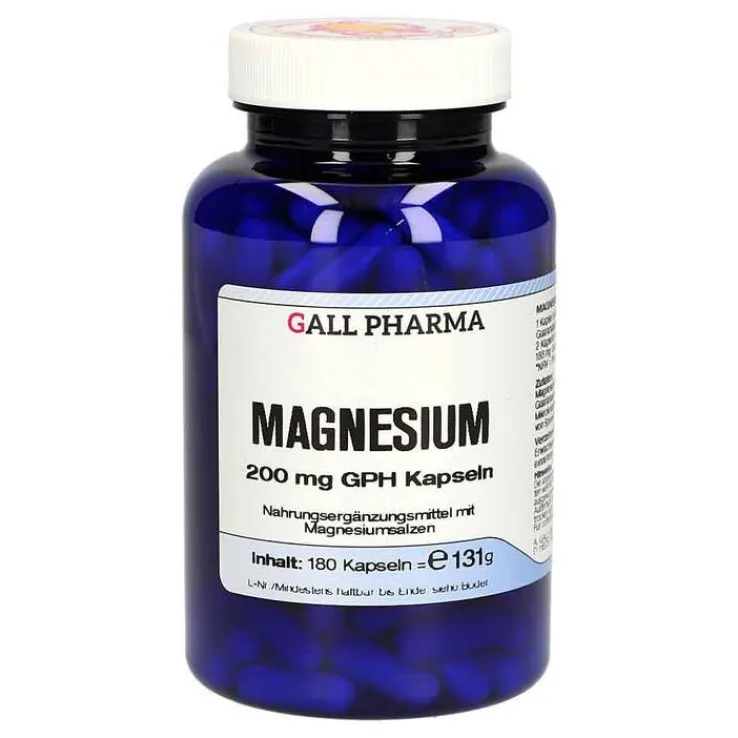 Magnesium 200 mg GPH Kapseln, 180 St