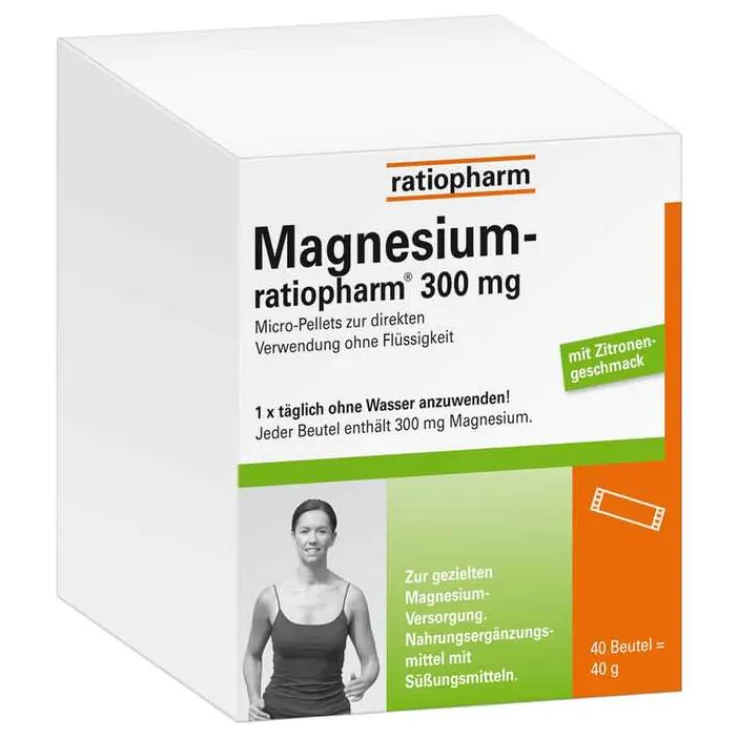 Magnesium-ratiopharm 300 mg Micro-Pellets, 40 St