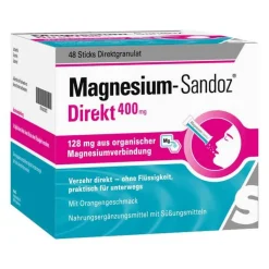 Magnesium Sandoz Direkt 400 mg Sticks, 48 St