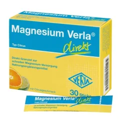 Magnesium Verla direkt Granulat Citrus, 30 St