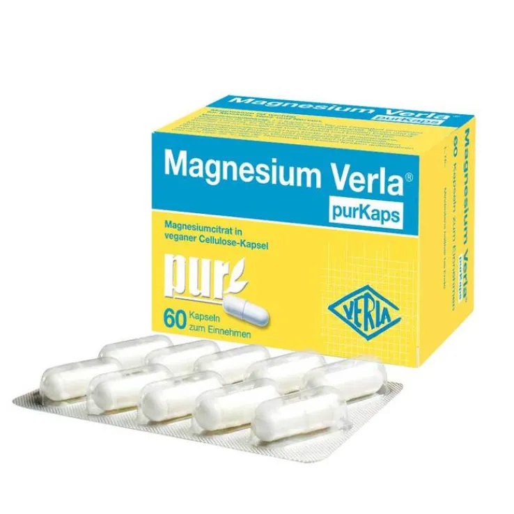Magnesium Verla Purkaps vegane Kapseln zum Einnehmen, 60 St