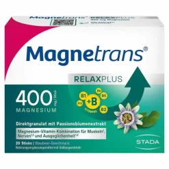 Magnetrans Relax + 400 mg Granulat Sticks Blaubeere, 20 St