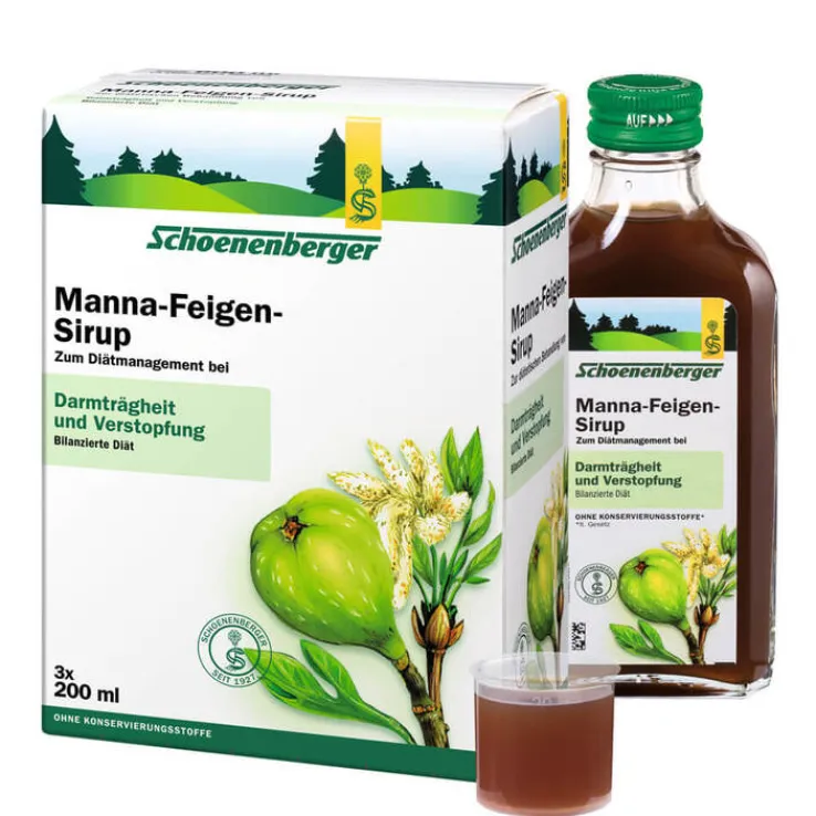 Manna Feigen Sirup Schoenenberger, 3X200 ml