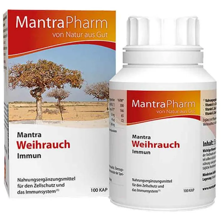 Mantra Weihrauch Immun Kapseln, 100 St