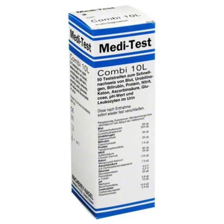 Medi Test Combi 10 L Teststr, 50 St